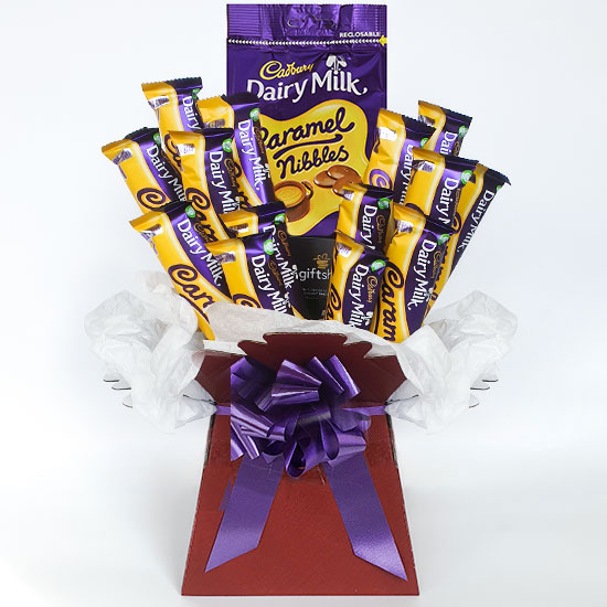 The Caramel Bouquet Chocolates Delivered Ireland