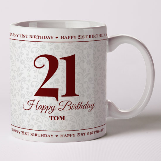 Celebration Mug 3 (Personalise) Anniversary or Birthday