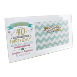 SIGNOGRAPHY BIRTHDAY GLASS FRAME LADIES