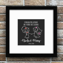 Mrs and Mrs Box Frame