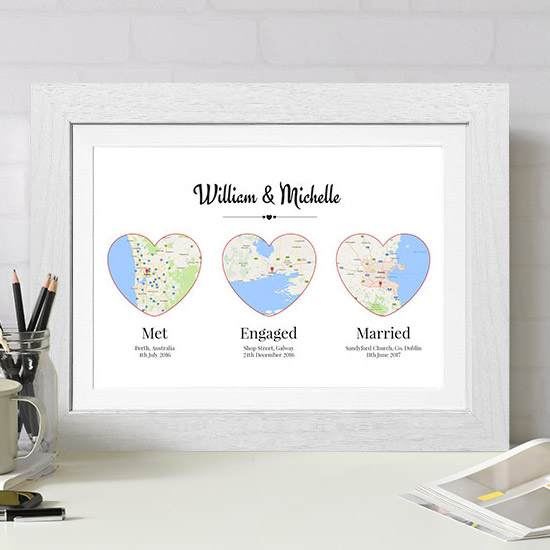 Three Hearts Wedding Gift