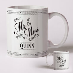 Mr & Mrs Cup (Personalise)