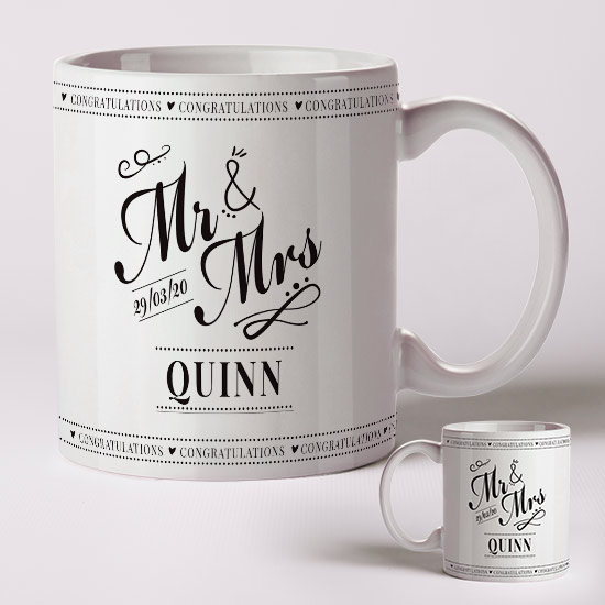 Mr & Mrs Cup (Personalise)