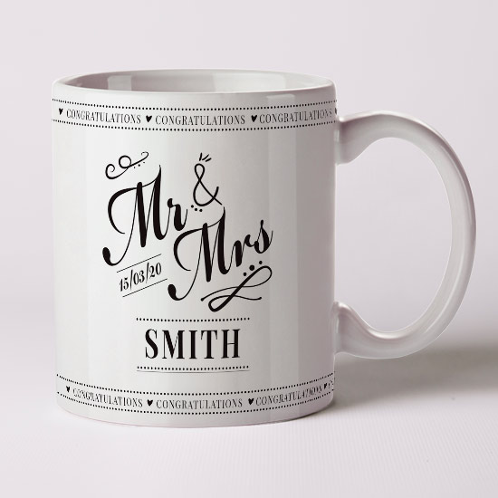 Mr & Mrs Cup (Personalise)