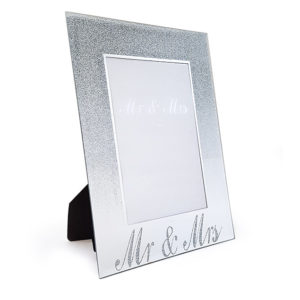 Luxury Mr & Mrs Glass Frame