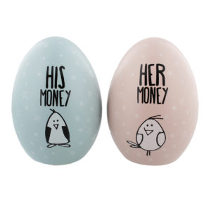 Eggcellent Set Of His & Her Nest Eggs