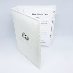 Suede Cream Wedding Planner