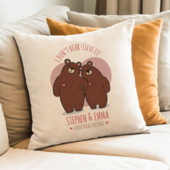 I Don't Bear-lieve it Cushion