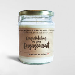 Congratulations On Your Engagement Candle