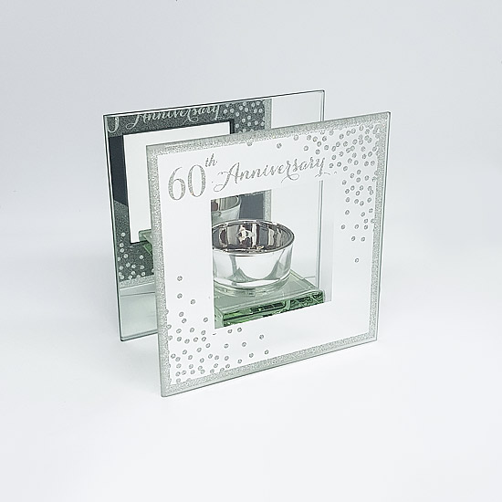 60th Sparkle Anniversary T Light Holder