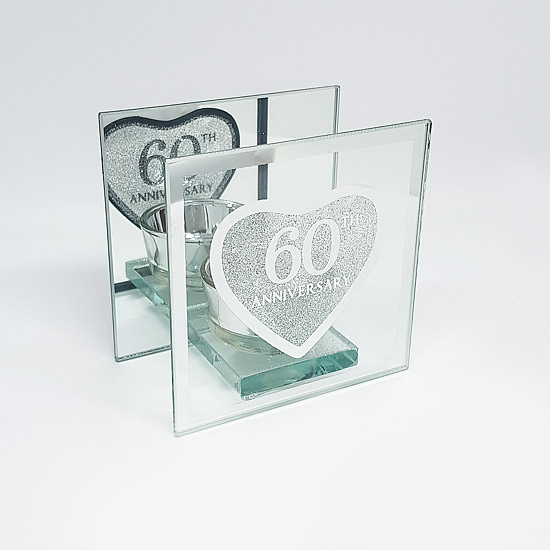 60th Anniversary T Light Holder