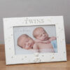 Twin Photo Frame - BAMBINO RESIN TWINS PHOTO FRAME 6x4