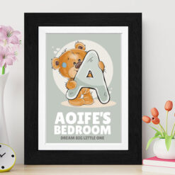 Baby Bear's Room Personalised Frame