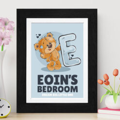 Baby Bear's Room Personalised Frame