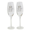 Champagne Flutes Set of Two - 60th Anniversary