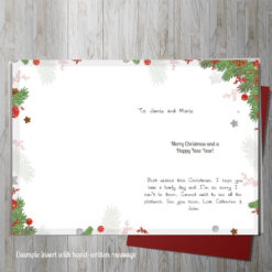 Christmas Card Insert