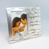 Engagement love and happiness today and always frame