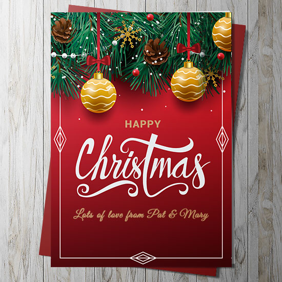 Pack of Happy Christmas Cards
