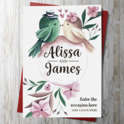 Love Birds Card 2 (Personalised)