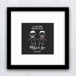 Mr & Mr Anniversary Gift in Box Frame
