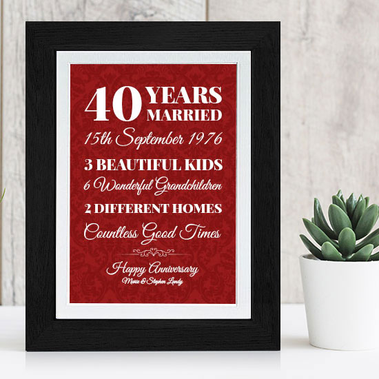 Our Marriage Story (Any Year Can Be Added)