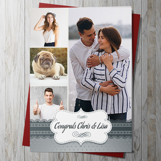Photo Collage Card (Upload 4 photos) - Image 2