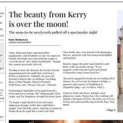 Spoof Daily News Cover Print Engagement Gift