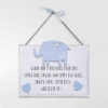 Hanging 'Petit Cheri' Wall Plaque - What Are Little Boys Made Of