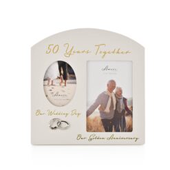 Double Photo Frame - 50 Year Anniversary