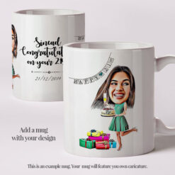 Birthday Caricature For Her 2