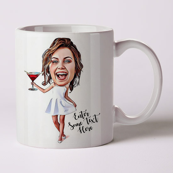 Party Girl Caricature