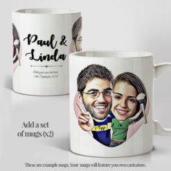 en GAA ged Caricature mugs
