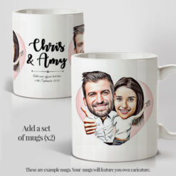 The Happy Couple Caricature