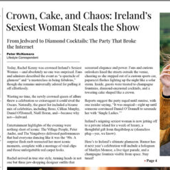Irelands Sexiest Woman Spoof Newspaper