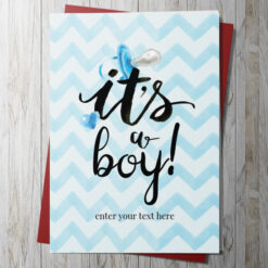 It's A Boy 2 (Personalise)