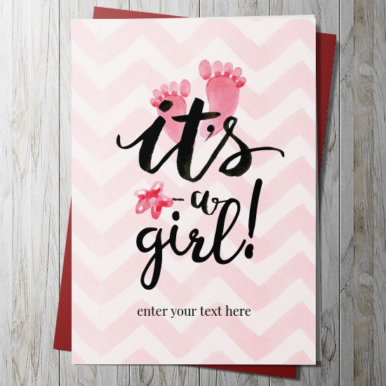 It's A Girl 2 (Personalise)