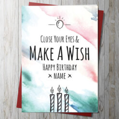 Make A Wish Card