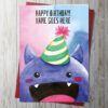 Monster Birthday Card 2