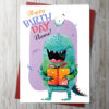 Monster Birthday Card 3