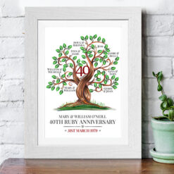 Family Tree Anniversary Gift