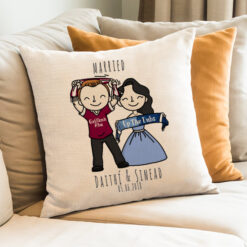 The Supporters Wedding Cushion
