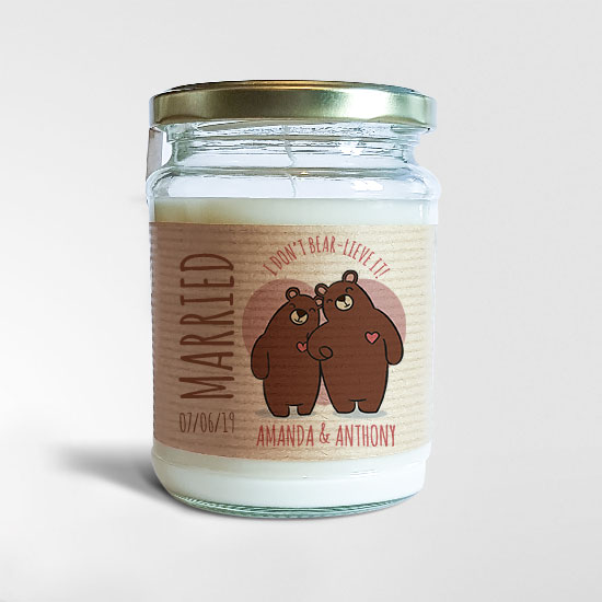 I Don’t Bear-lieve it Candle - Image 4
