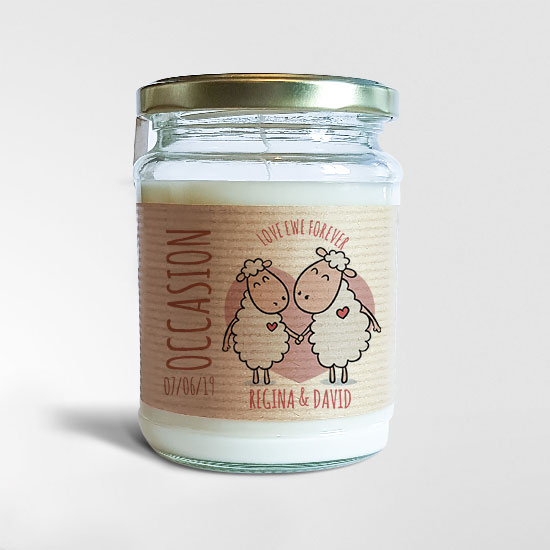 Love Ewe Forever Candle