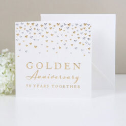 50 Years Together Golden Anniversary Card