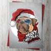 Christmas Pug Card