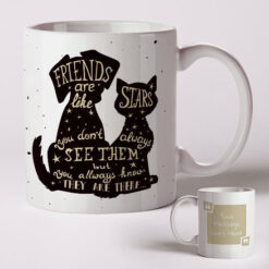 Friends are like stars