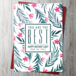 You Are The Best Happy Mothers Day Card Personalise