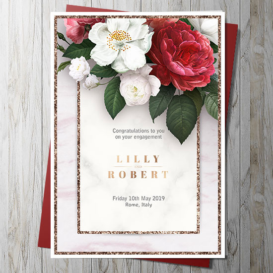 Floral Congratulations Card