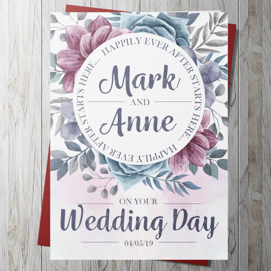 wedding day happily ever after starts here