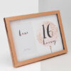 4 x 6 16th Birthday rose gold frame